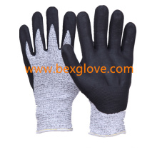 Cut Resistant Glove, Nitrile Work Glove,